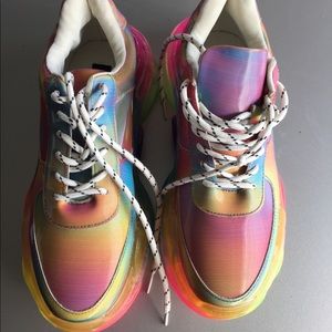 Pair of MDT Multi color shoes